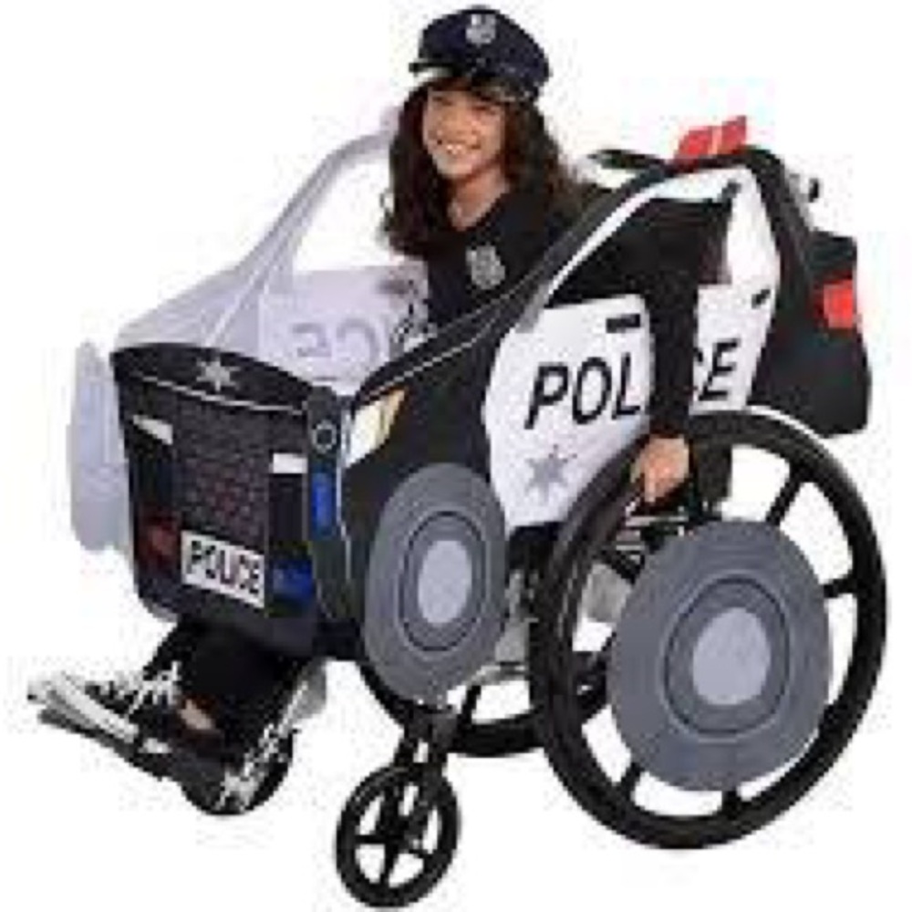 Wheel chair Police Costume for Kids
